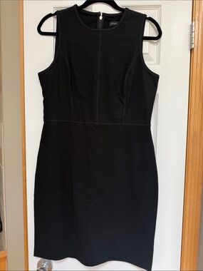 Banana Republic Black Sleeveless Sheath Mini Dress